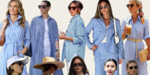 آبی راه‌راه را برای تابستان دست کم نگیرید؛ تمام کاربردهای ترندی‌ترین پارچه امسال