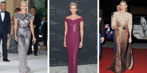 ۱۷ مدل پیراهن مجلسی شارلین؛ پرنسس لاکچری‌پوش موناکو