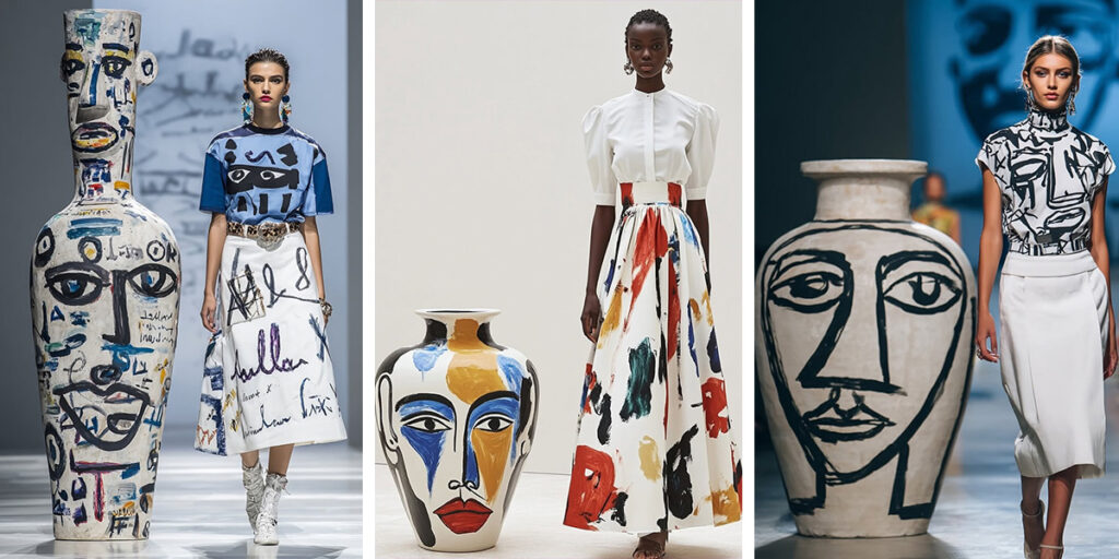 طراحی لباس با الهام از کوزهها