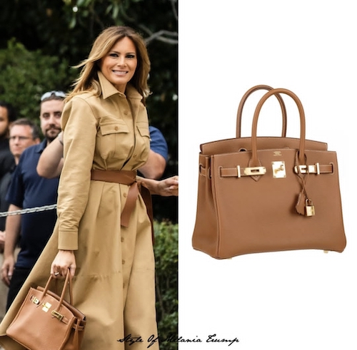 کیف‌های جین بیرکین ملانیا ترامپ