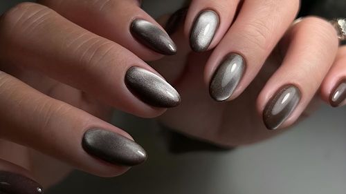 لاک چشم گربه‌ای نقره‌ای 