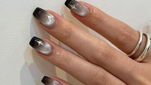 لاک چشم گربه‌ای نقره‌ای 