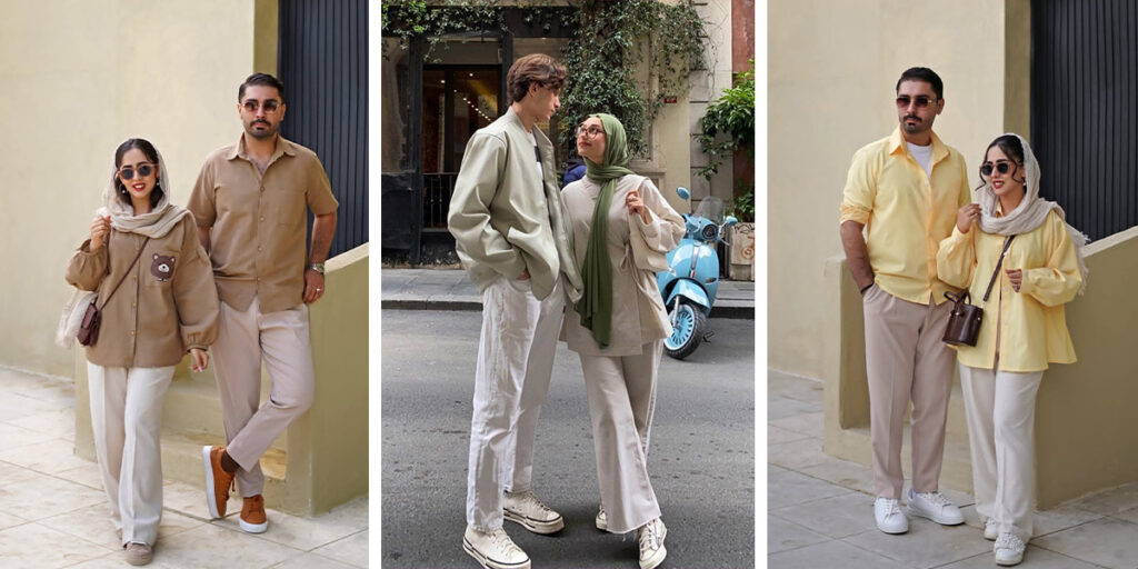 استایل کژوال ست با پارتنر