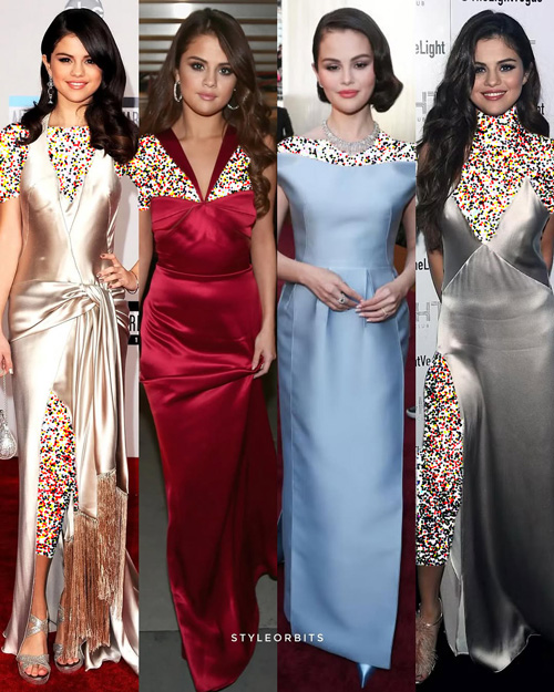 پیراهن‌های مجلسی سلینا گومز