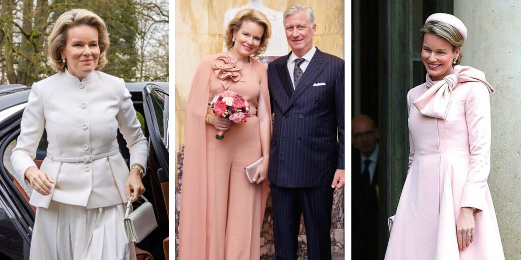 رنگ‌های نود و روشن را به سبک ملکه خوش‌پوش بلژیک بپوشید