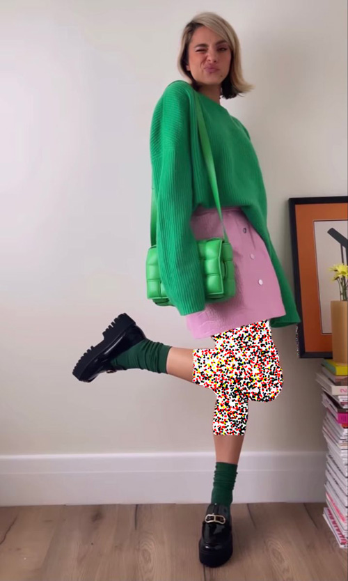 ترند ترکیب رنگ سبز و صورتی