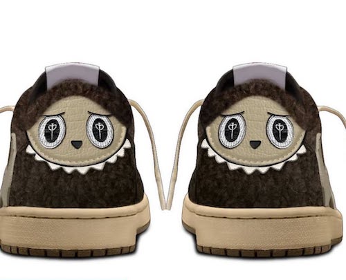 لبوبو روی کفش‌ها