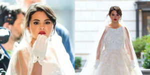 عروسی پرهیاهویی در پیش است؛ لباس عروس سلینا را چه کسی طراحی می‌کند؟