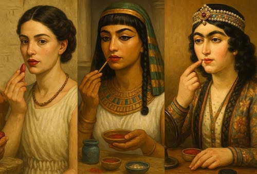 رژلب قرمز در سریال شکارگاه