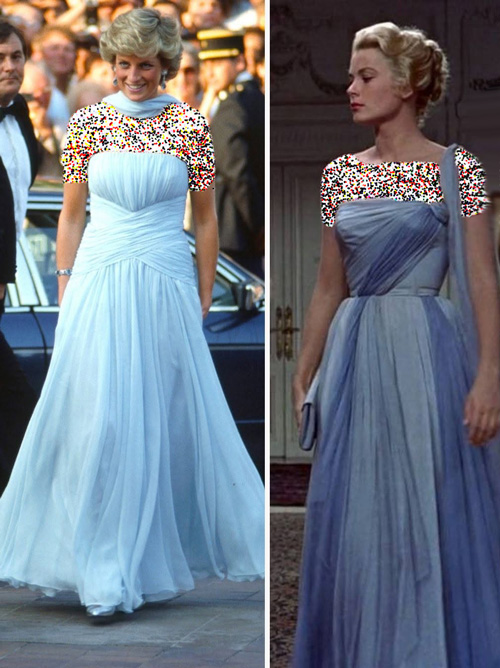 تقلید نانسی عجرم از پرنسس دایانا