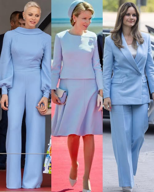 آبی نوزادی در استایل‌های زنان سلطنتی