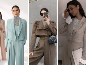 ۱۳ مدل کراپ کت و شلوار پارچه‌ای که برای مهمانی‌های خاص شما طراحی شده‌اند