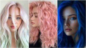 با این رنگ موهای فانتزی می‌توانید چهره‌‌ی جسورتان را به رخ بکشید