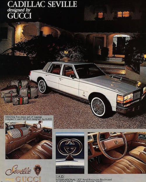 همکاری گوچی و کادیلاک
