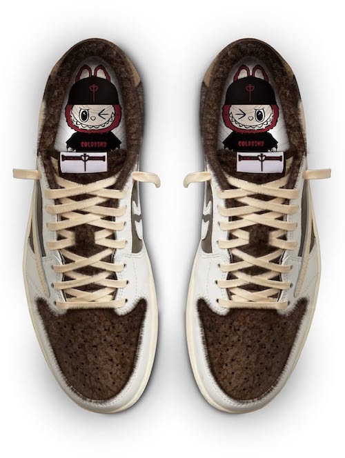 لبوبو روی کفش‌ها