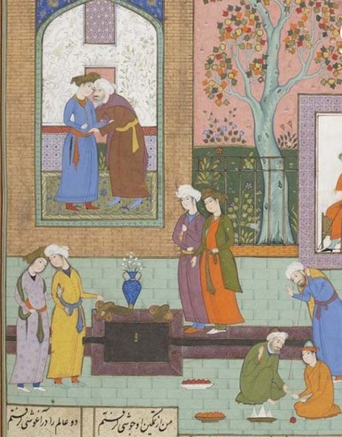 الهام از شال کمر صفوی در مد معاصر