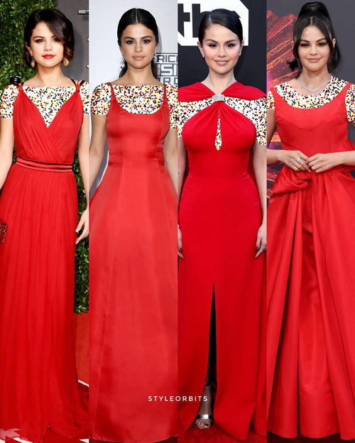 پیراهن‌های مجلسی سلینا گومز