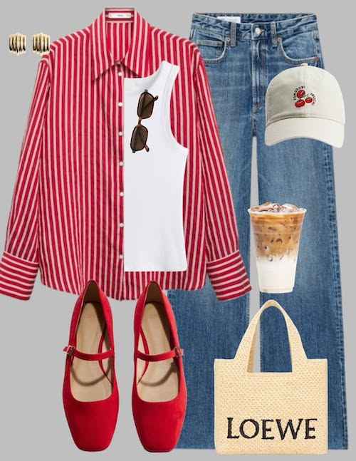 استایل تابستانی با کیف‌های حصیری