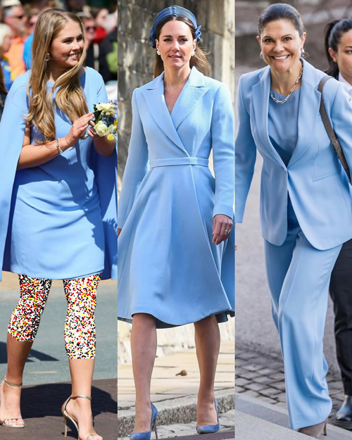 آبی نوزادی در استایل‌های زنان سلطنتی