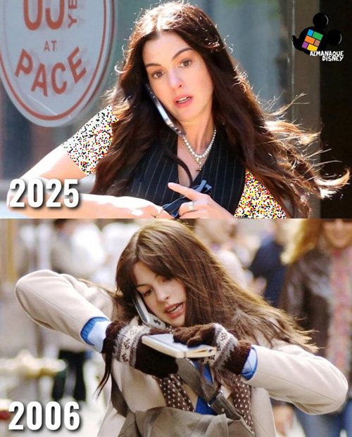 استایل‌های آن هاثاوی در ست فیلم‌برداری