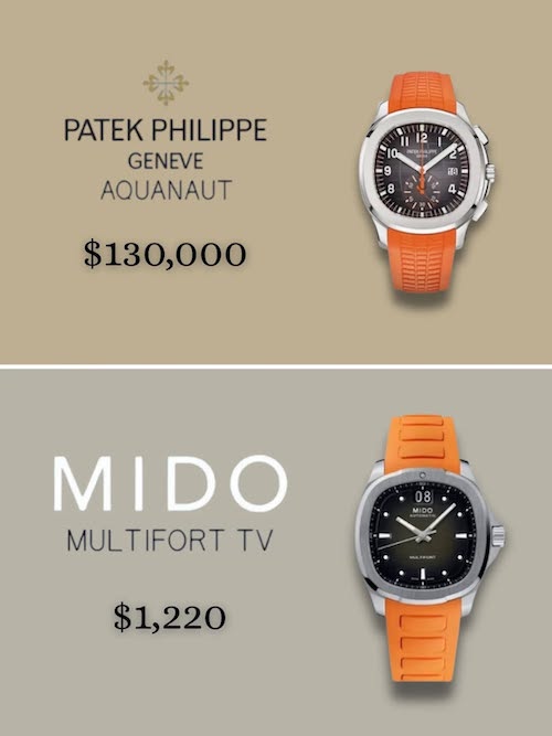 ساعت‌های ارزان جایگزین ساعت‌های لوکس