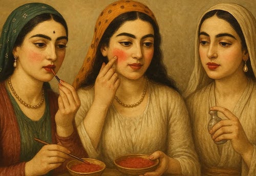 رژلب قرمز در سریال شکارگاه