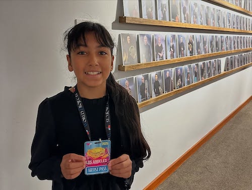 دختر شادمهر عقیلی در ارکستر