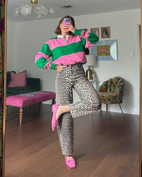 ترند ترکیب رنگ سبز و صورتی