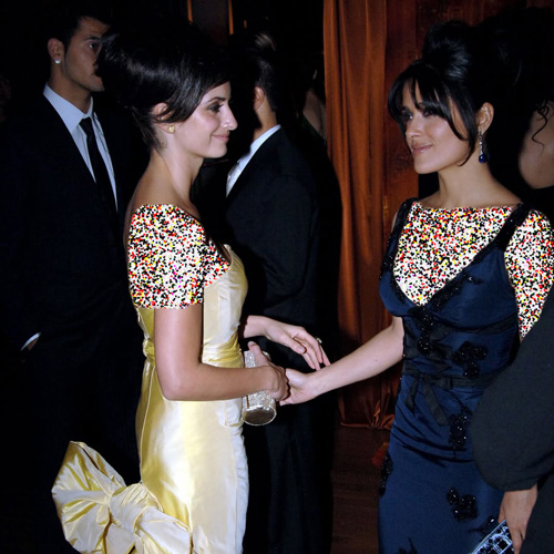 دوستی پنهلوپه کروز و سلما هایک