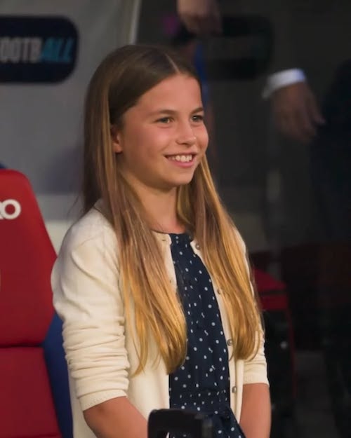 شباهت پرنسس شارلوت و پدرش