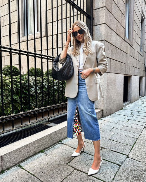 دامن جین در استایل تابستانی