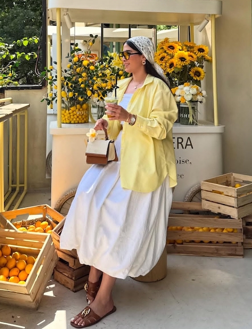 استایل با زرد کره‌ای به پیشنهاد بلاگر‌ها