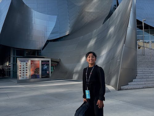 دختر شادمهر عقیلی در ارکستر