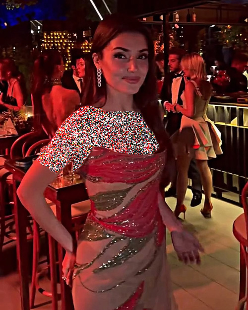 هانده ارچل در عروسی پسر الی صعب