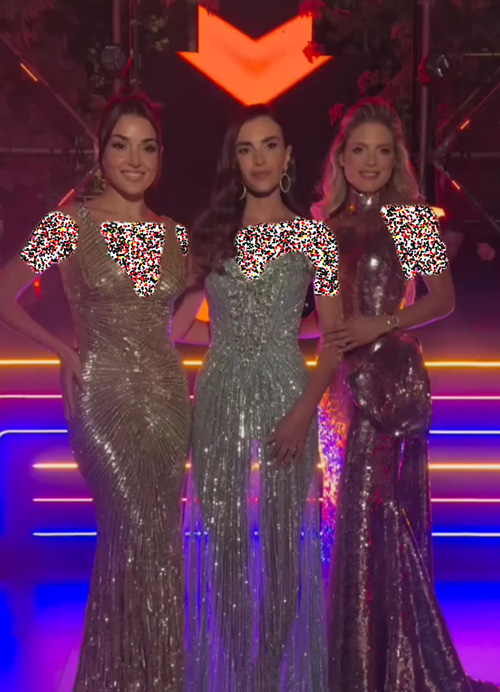 پیراهن طلایی هانده ارچل