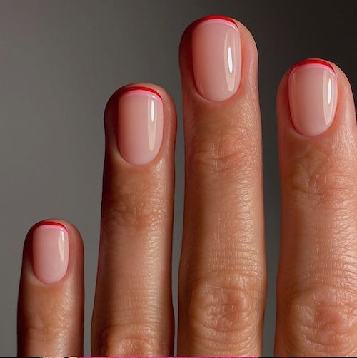 طرح ناخن‌های فرنچ مدرن