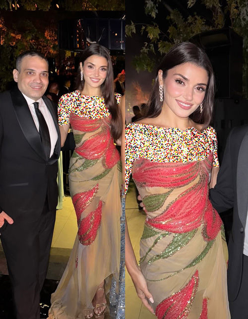 هانده ارچل در عروسی پسر الی صعب