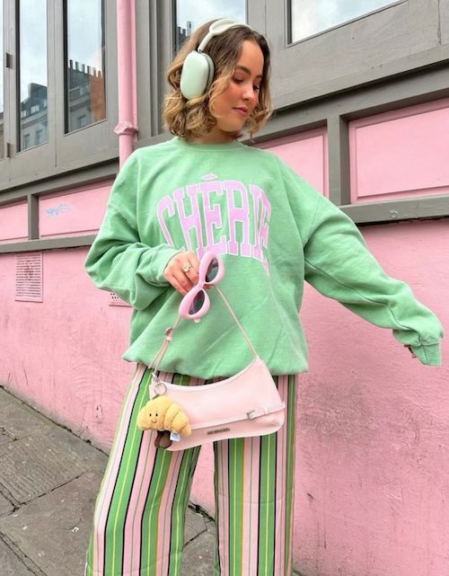 ترند ترکیب رنگ سبز و صورتی