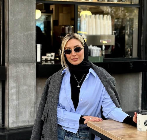 عینک موردعلاقه مینا مختاری