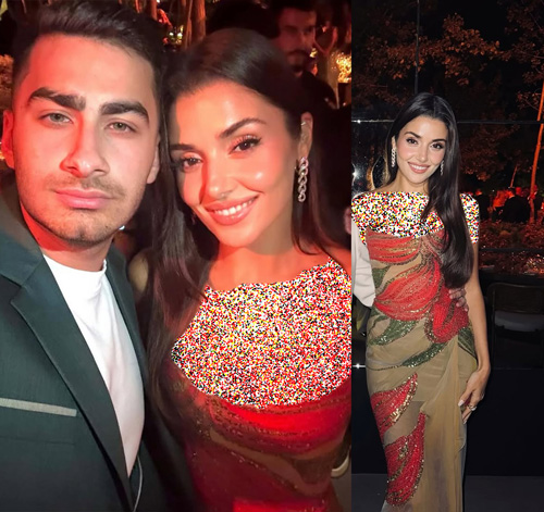 هانده ارچل در عروسی پسر الی صعب