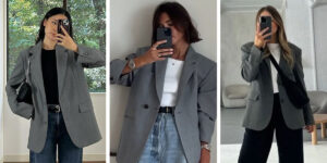 این کت طوسی حتی برای استایل تابستانی هم زیبا و همه‌چیز تمام است!