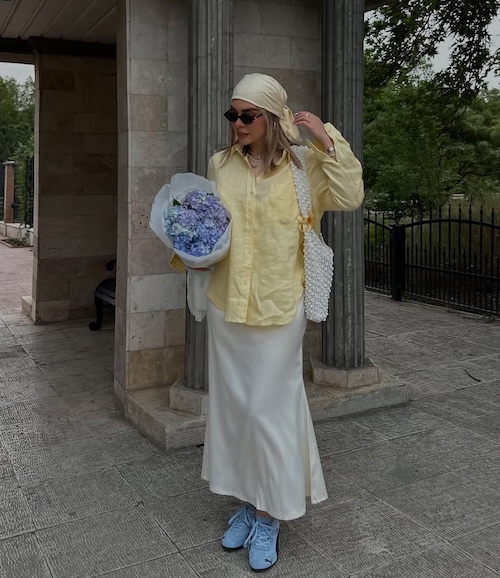 استایل با زرد کره‌ای به پیشنهاد بلاگر‌ها