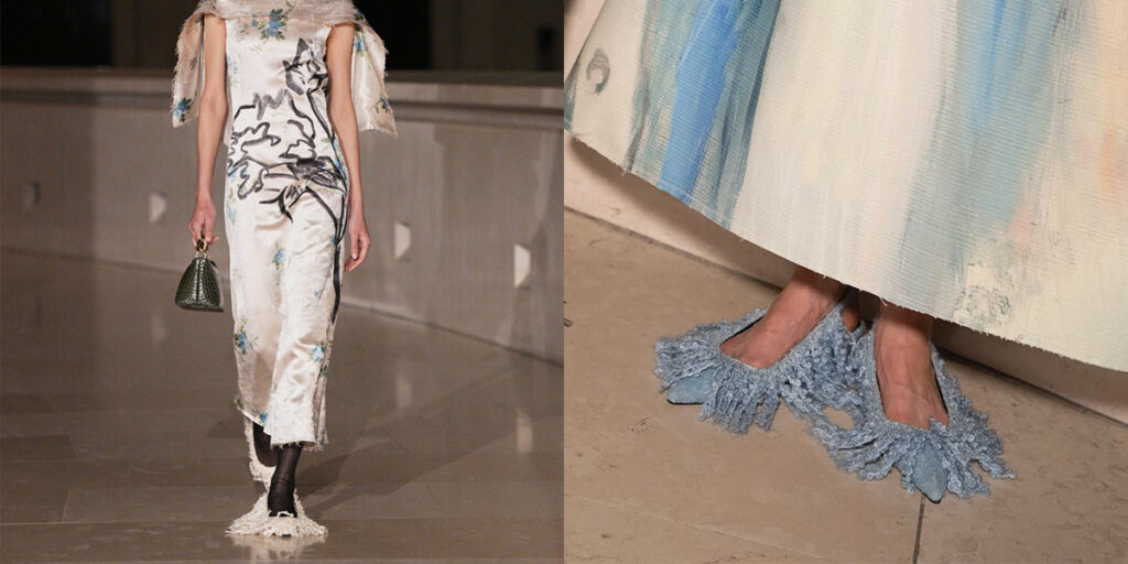 کفش‌های عجیب این برند مشهور در فشن شو خبرساز شد