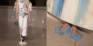 کفش‌های عجیب این برند مشهور در فشن شو خبرساز شد