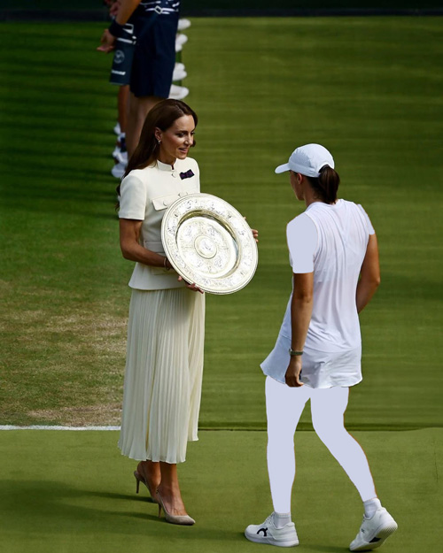 کیت میدلتون در فینال ویمبلدون ۲۰۲۵