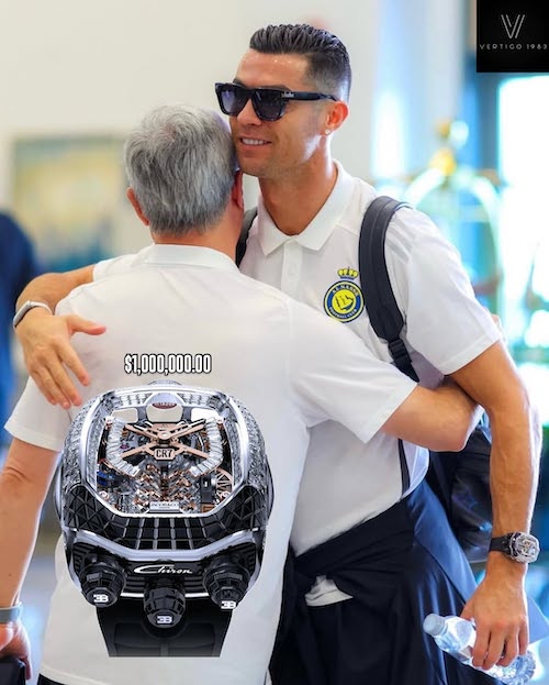 کلکسیون ساعتهای رونالدو