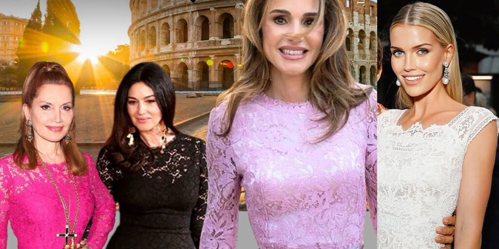 این پیراهن گیپوری دولچه اند گابانا را فقط زنان زیبای دنیا به تن کرده‌اند!