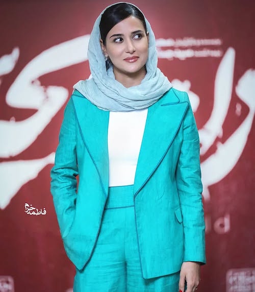 کت و شلوار سبز پریناز ایزدیار