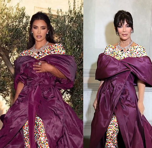 لباس‌های مشابه کریس و کیم