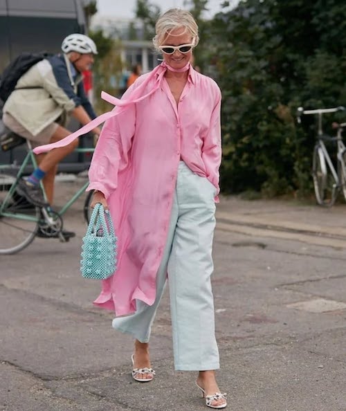 استایل با شومیز صورتی